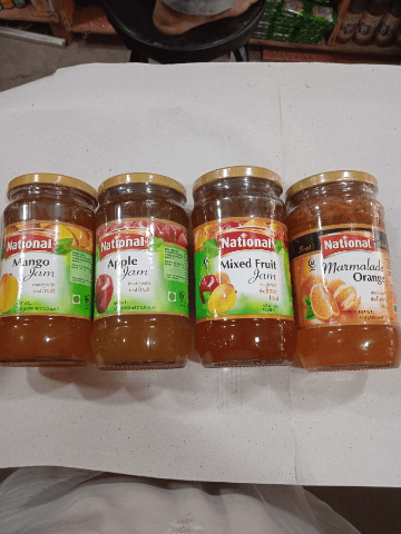 National jam jars 440g