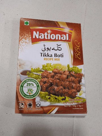 National tikka boti mix 44g