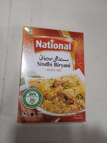 National Sindhi biryani 41g