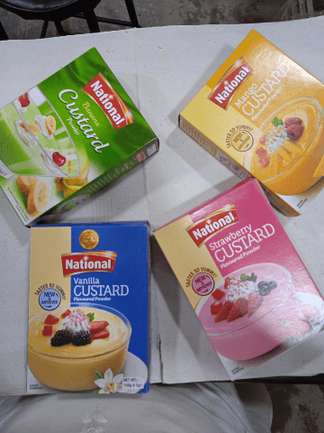 National custard 120g