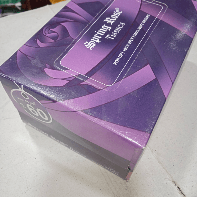 Spring rose Tissue box 100sheets