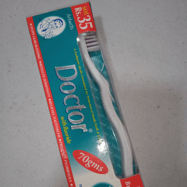 Doctor Toothpaste 70g  Free Toothbrush