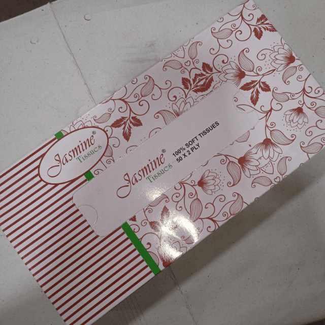 jasmine tissue box 50 sheets